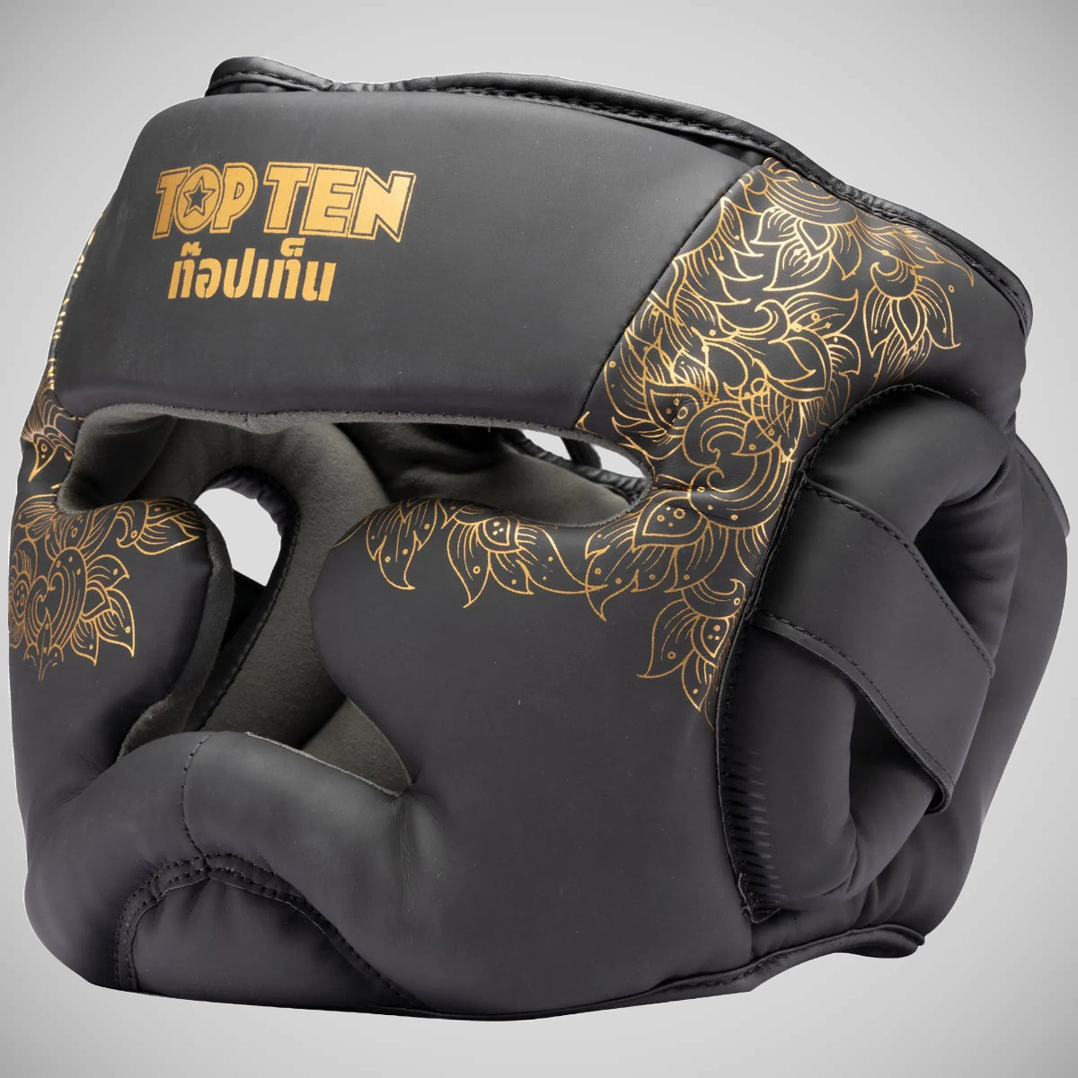 Top Ten Nong Han Head Guard Black/Gold at Bytomic Trade and Wholesale