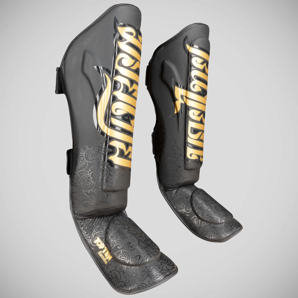 Top Ten Nong Han Shin Instep Guards Black/Gold at Bytomic Trade and Wholesale