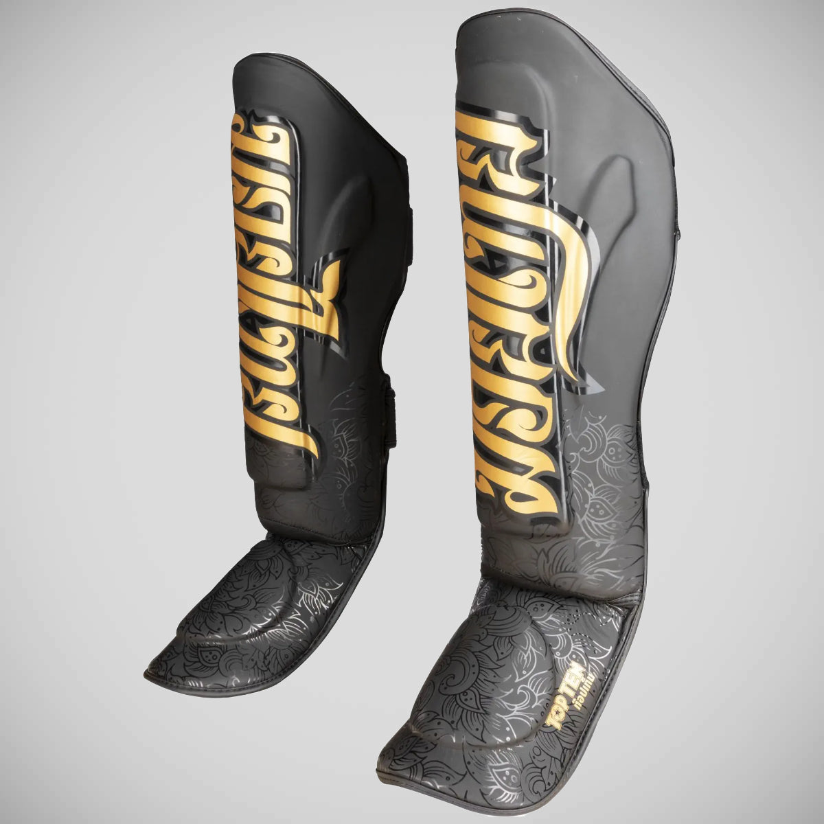Top Ten Nong Han Shin Instep Guards Black/Gold at Bytomic Trade and Wholesale