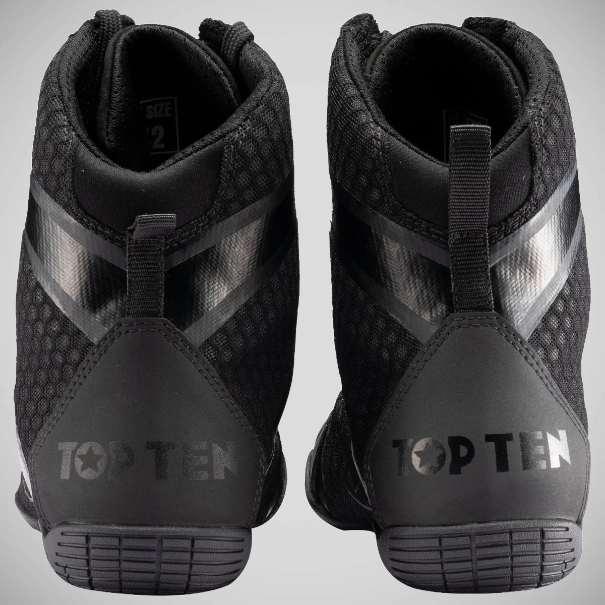 Top Ten Speedmaster Boxing Boots Black/Black at Bytomic Trade and Wholesale