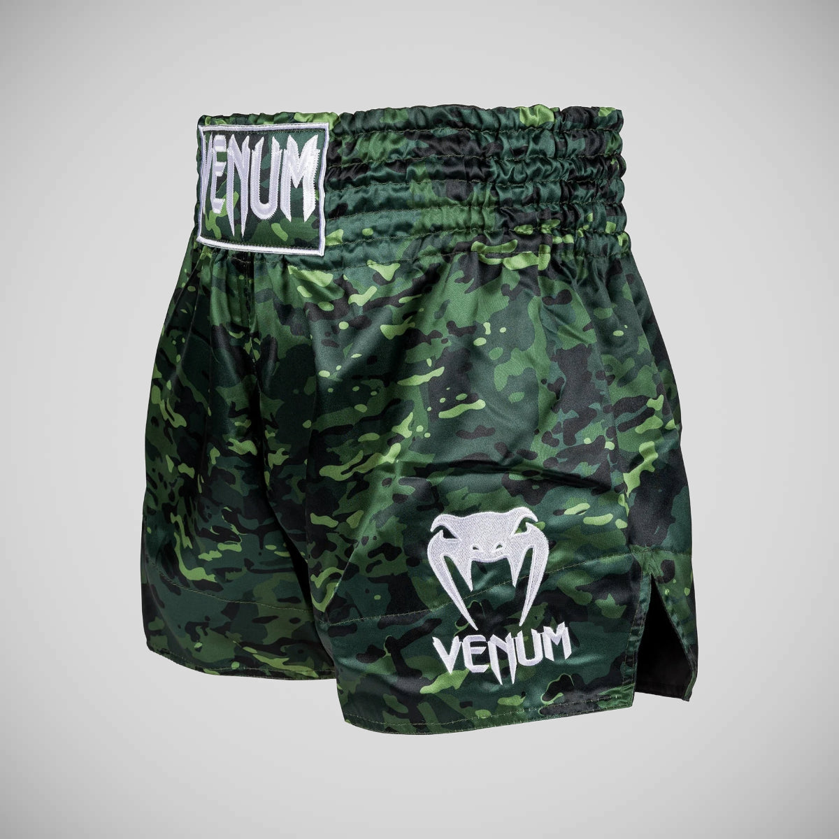 Venum Classic Muay Thai Shorts Forest Camo at Bytomic Trade and Wholesale