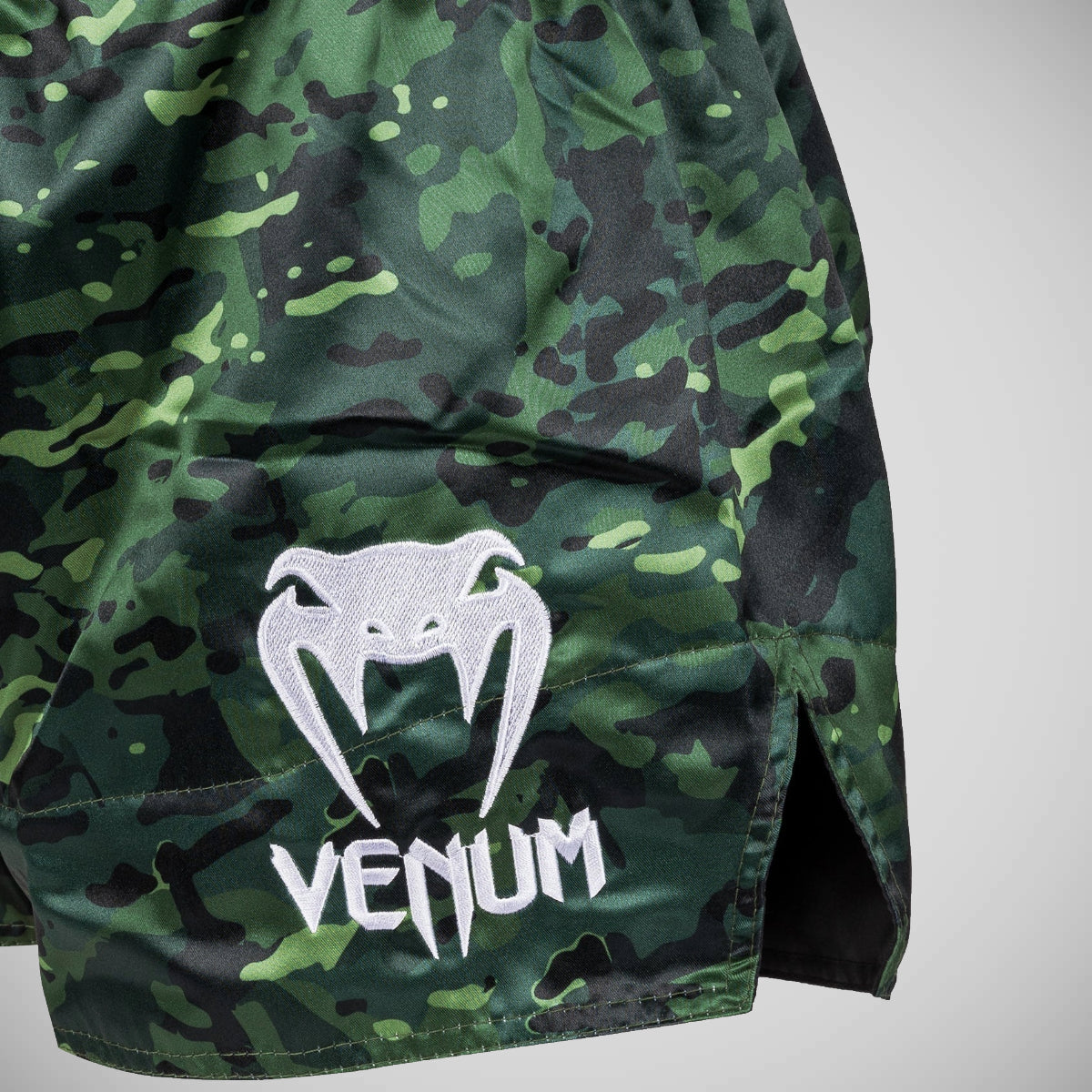 Venum Classic Muay Thai Shorts Forest Camo at Bytomic Trade and Wholesale