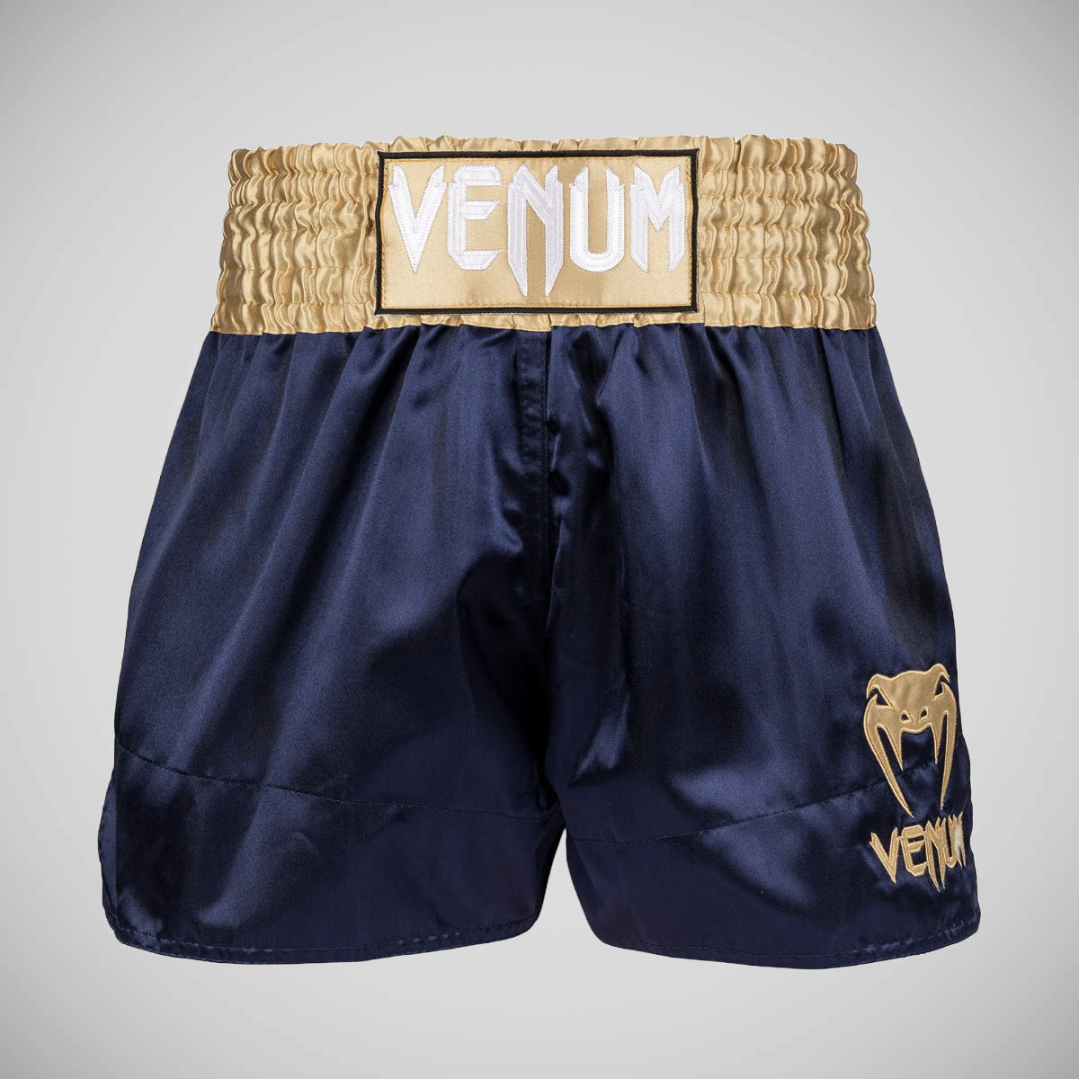 Venum Classic Muay Thai Shorts Navy/Gold at Bytomic Trade and Wholesale