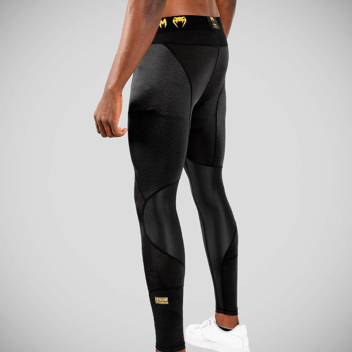 Venum G-Fit Spats Black/Gold at Bytomic Trade and Wholesale