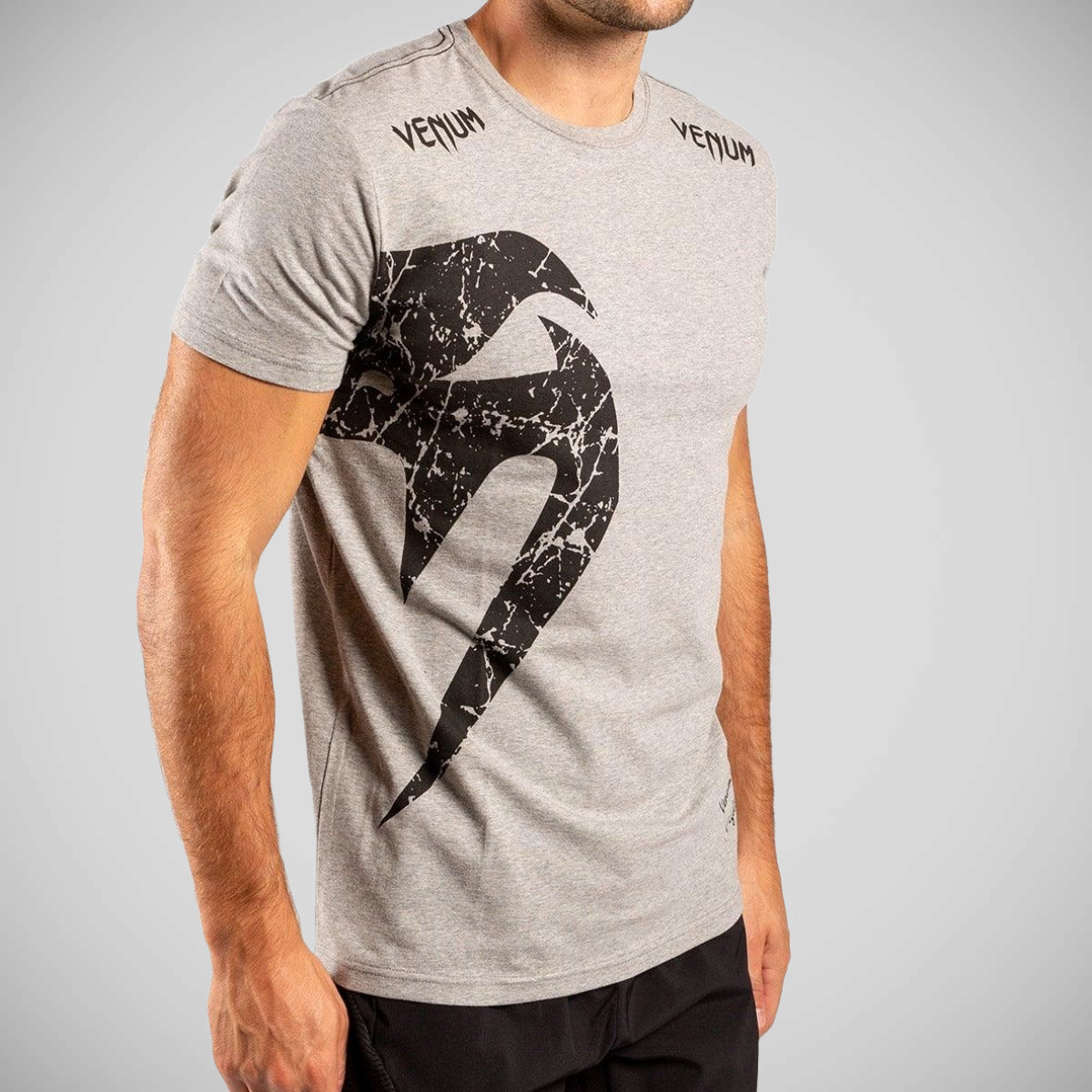 Venum Giant Men's T Shirt Grey/Black at Bytomic Trade and Wholesale