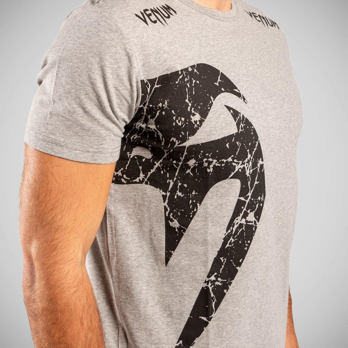 Venum Giant Men's T Shirt Grey/Black at Bytomic Trade and Wholesale
