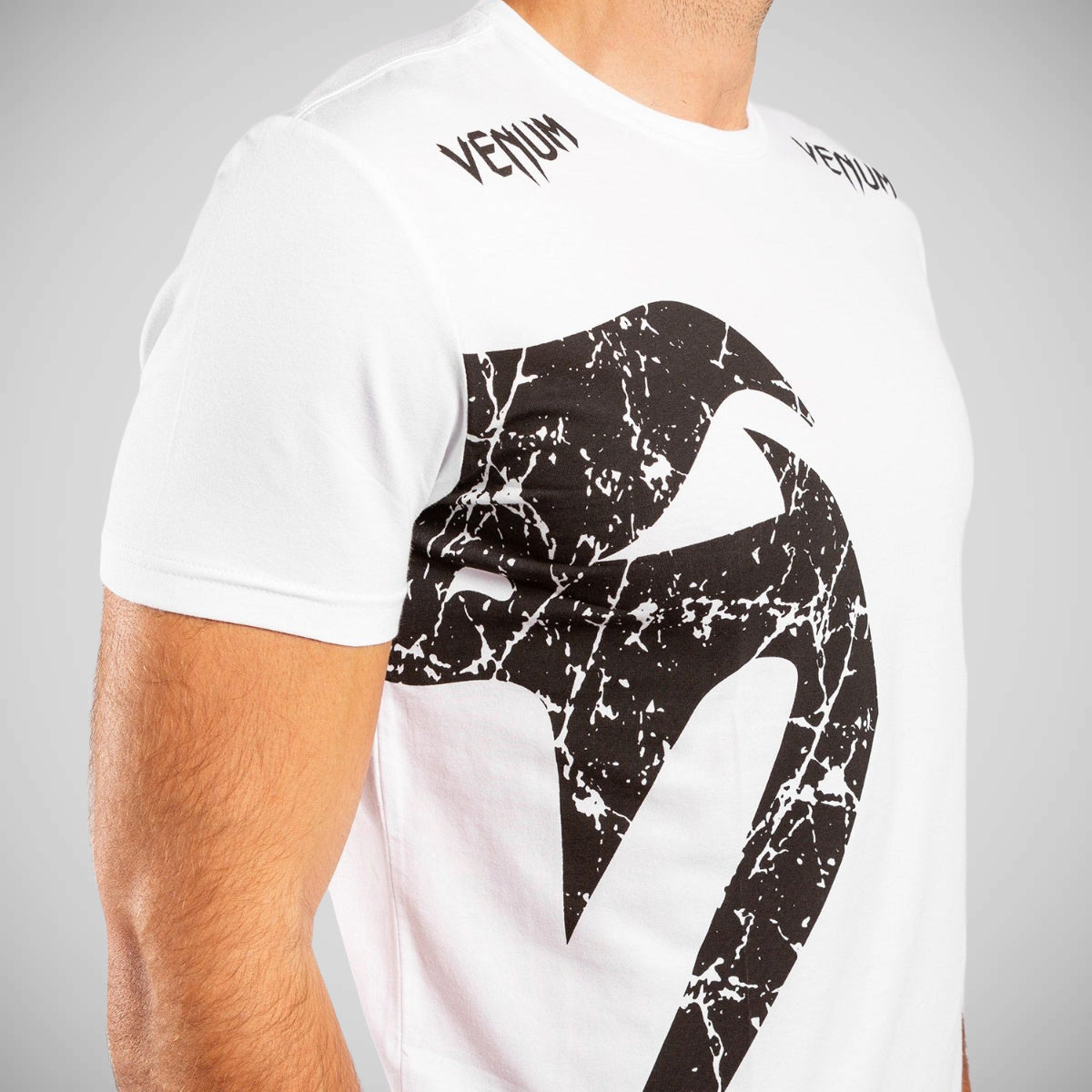 Venum Giant Men's T Shirt White/Black at Bytomic Trade and Wholesale