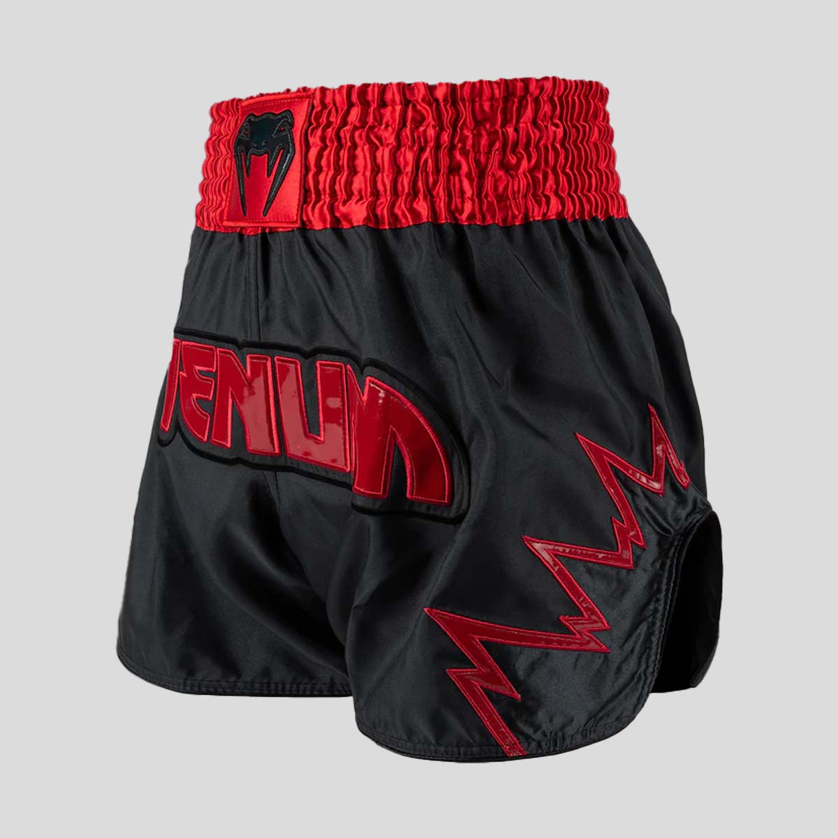 Venum Inferno Muay Thai Shorts Charcoal/Grey/Red at Bytomic Trade and Wholesale