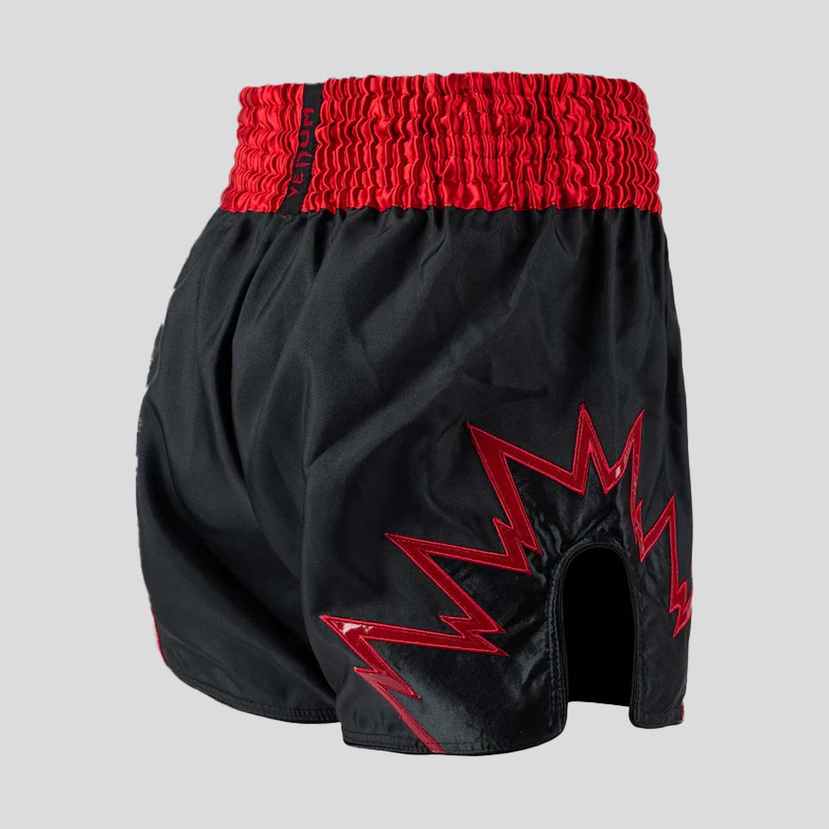 Venum Inferno Muay Thai Shorts Charcoal/Grey/Red at Bytomic Trade and Wholesale