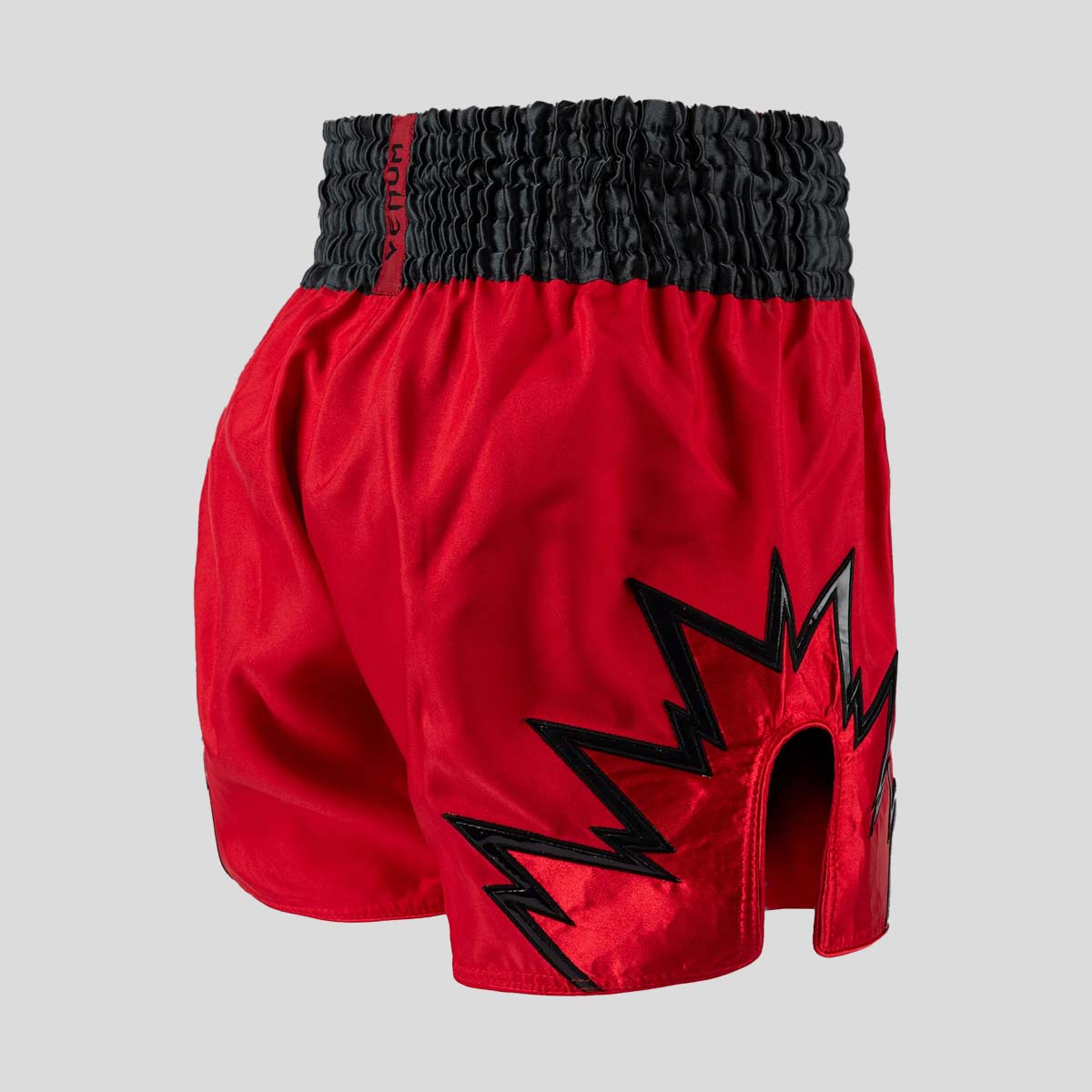 Venum Inferno Muay Thai Shorts Red/Charcoal/Black at Bytomic Trade and Wholesale