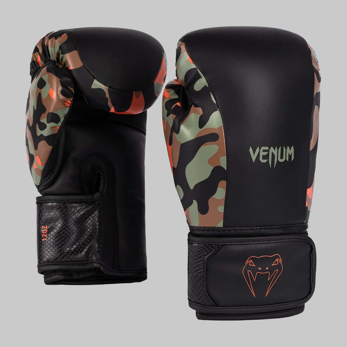 Venum Jungle Ops Boxing Gloves Black/Khaki Camo at Bytomic Trade and Wholesale