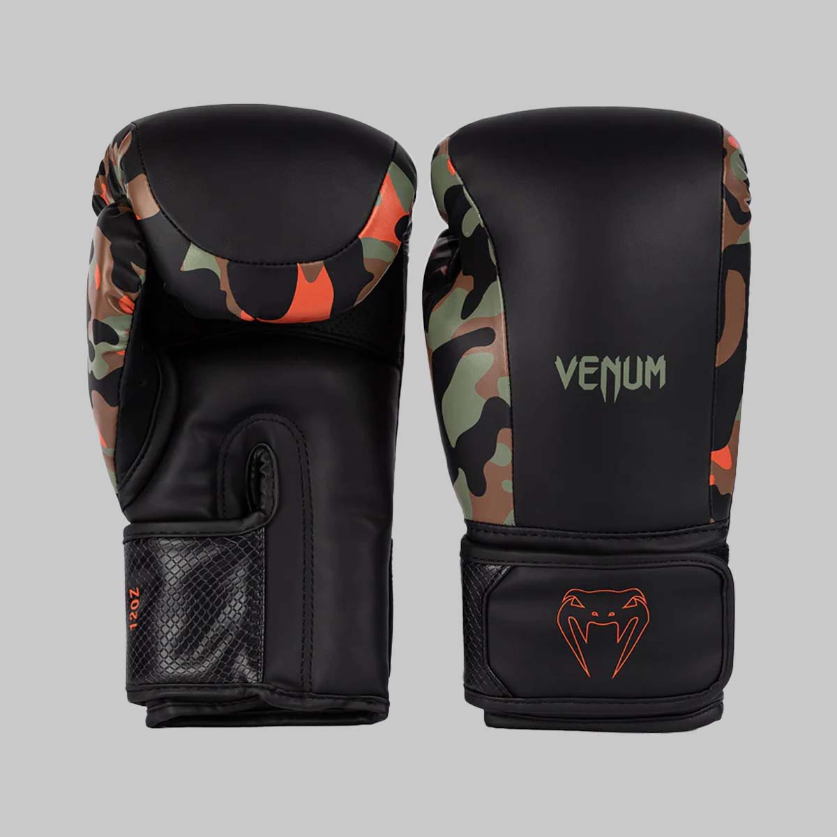Venum Jungle Ops Boxing Gloves Black/Khaki Camo at Bytomic Trade and Wholesale