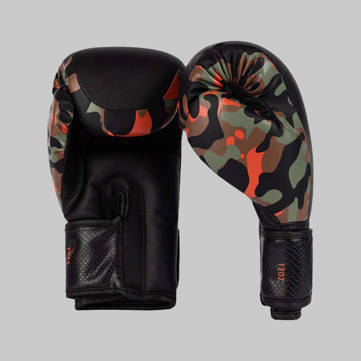 Venum Jungle Ops Boxing Gloves Black/Khaki Camo at Bytomic Trade and Wholesale