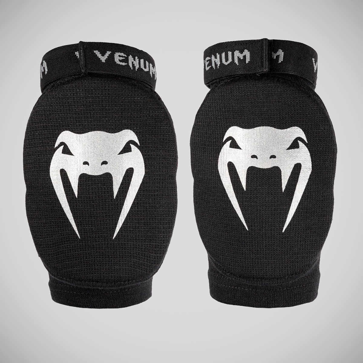 Venum Kontact Elbow Guards Black/Silver at Bytomic Trade and Wholesale