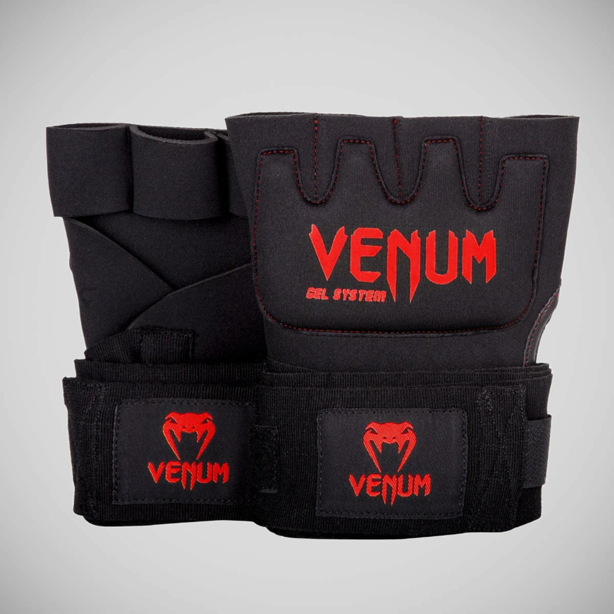 Venum Kontact Gel Quick Hand Wraps Black/Red at Bytomic Trade and Wholesale