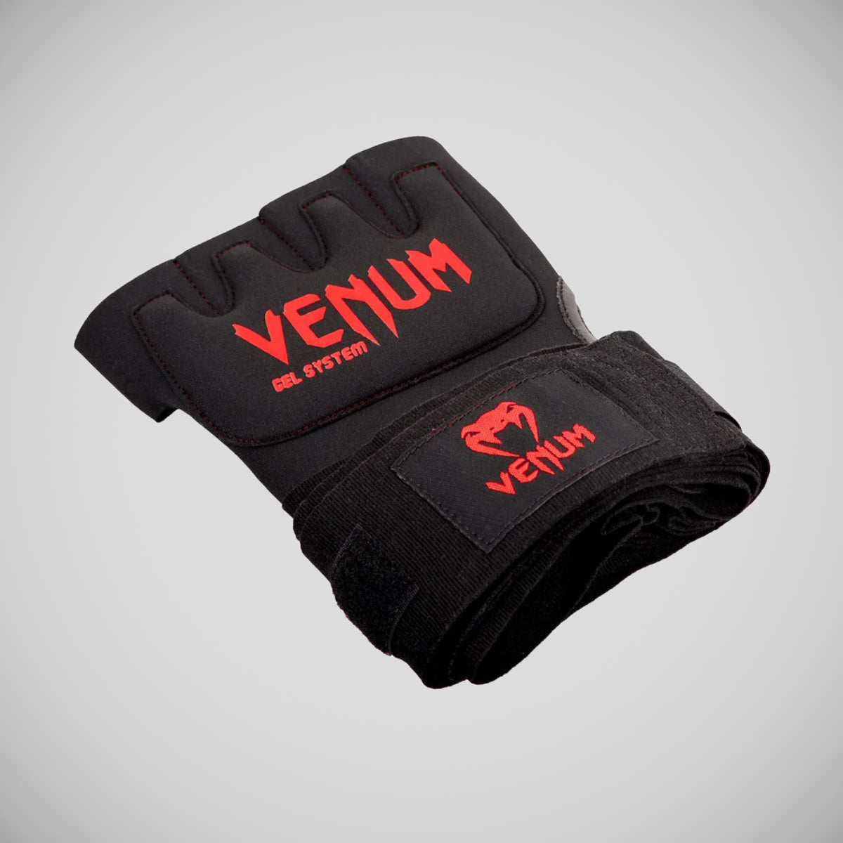 Venum Kontact Gel Quick Hand Wraps Black/Red at Bytomic Trade and Wholesale