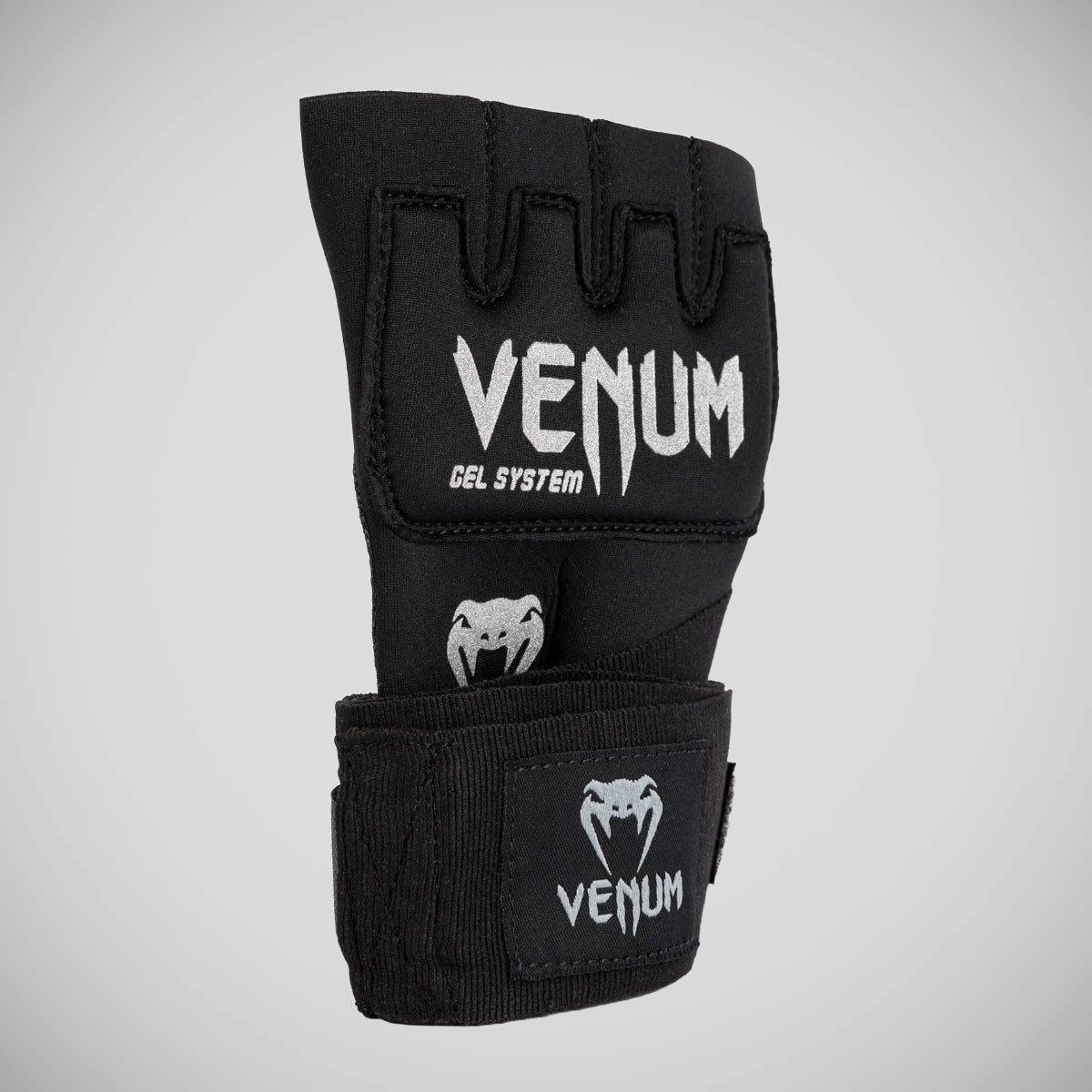 Venum Kontact Gel Quick Hand Wraps Black/Silver at Bytomic Trade and Wholesale