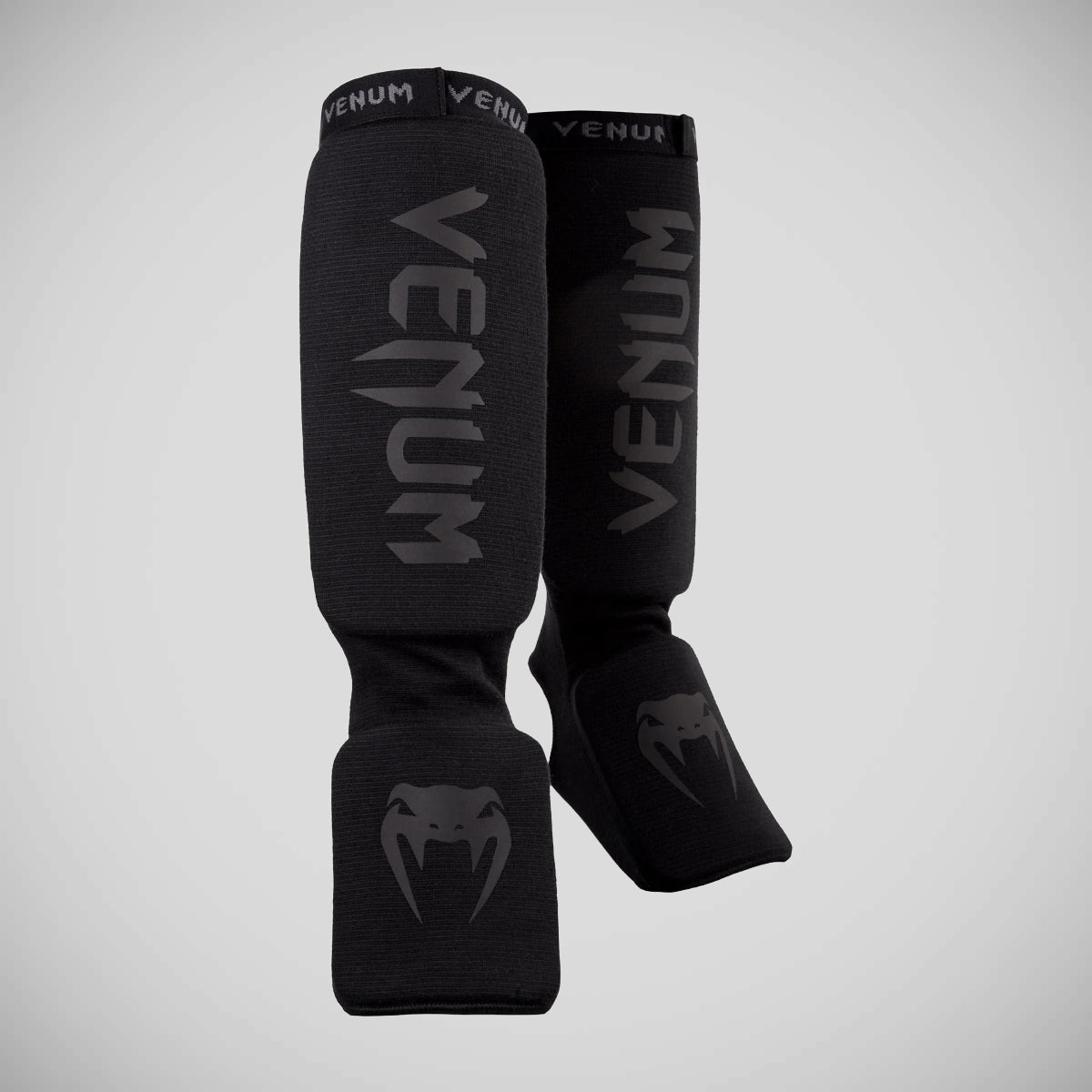Venum Kontact Shin Guards Black/Black at Bytomic Trade and Wholesale