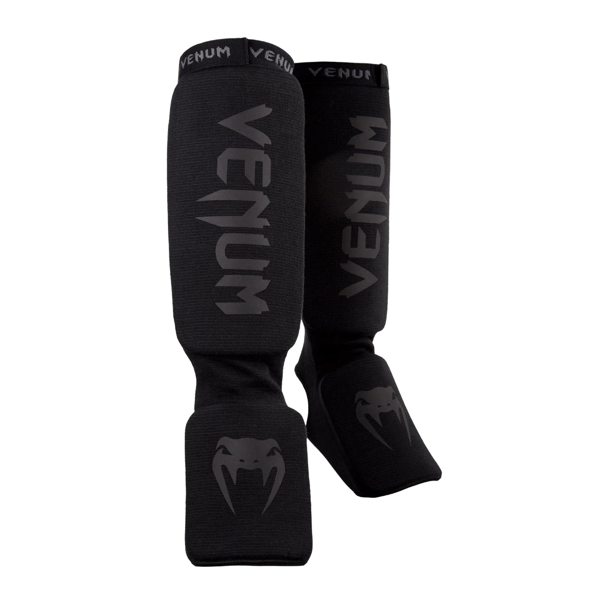 Venum Kontact Shin Guards Black/Black at Bytomic Trade and Wholesale