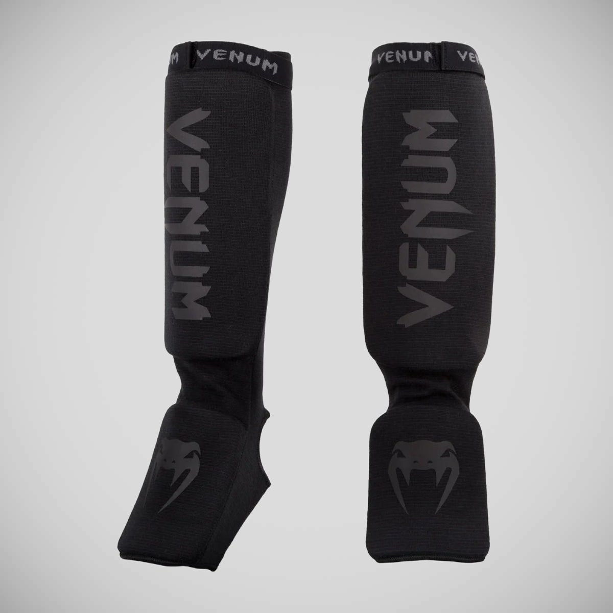 Venum Kontact Shin Guards Black/Black at Bytomic Trade and Wholesale