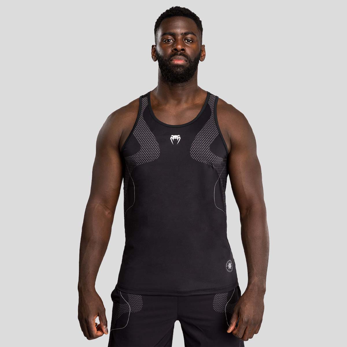 Venum Nexus Dry Tech Tank Top Black/Silver at Bytomic Trade and Wholesale