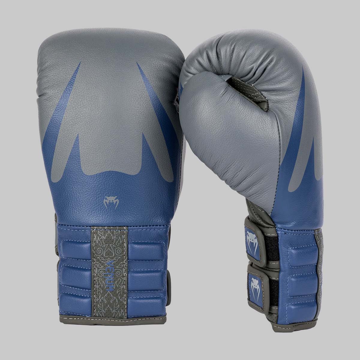 Venum Reverso Boxing Gloves Storm Grey/Royal Blue at Bytomic Trade and Wholesale