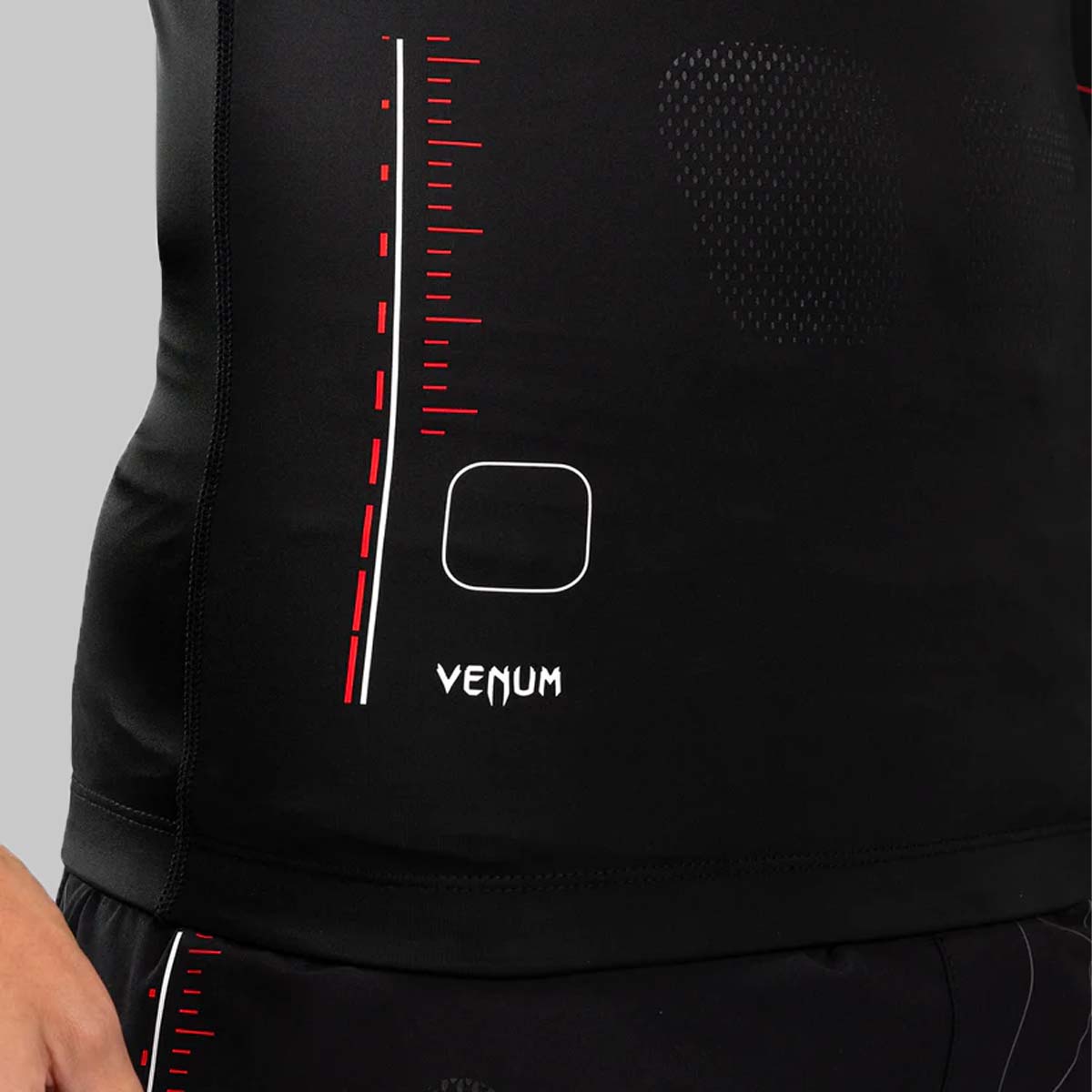Venum Tactical XT Long Sleeve Rash Guard Black/Red