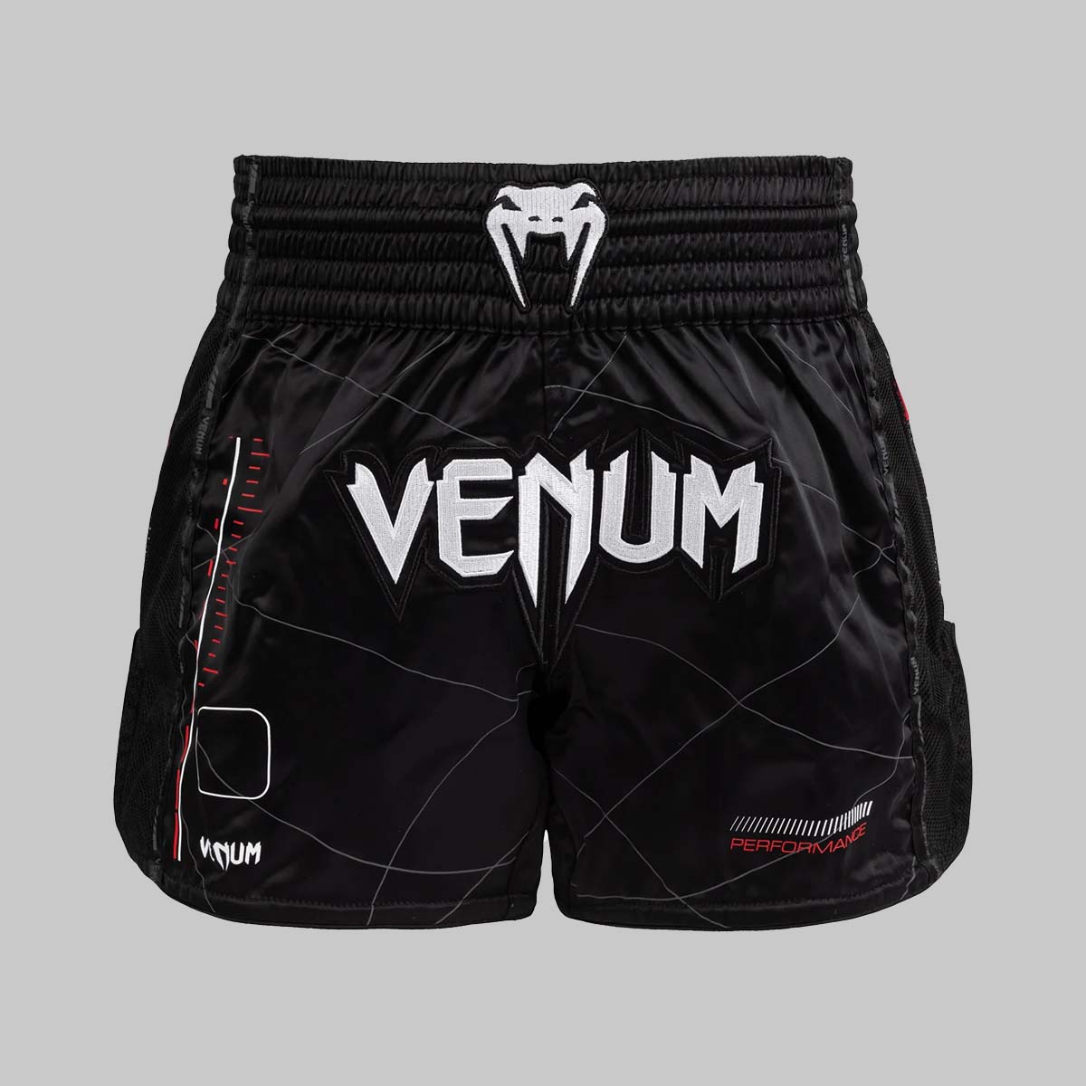 Venum Tactical XT Muay Thai Shorts Black/Red at Bytomic Trade and Wholesale