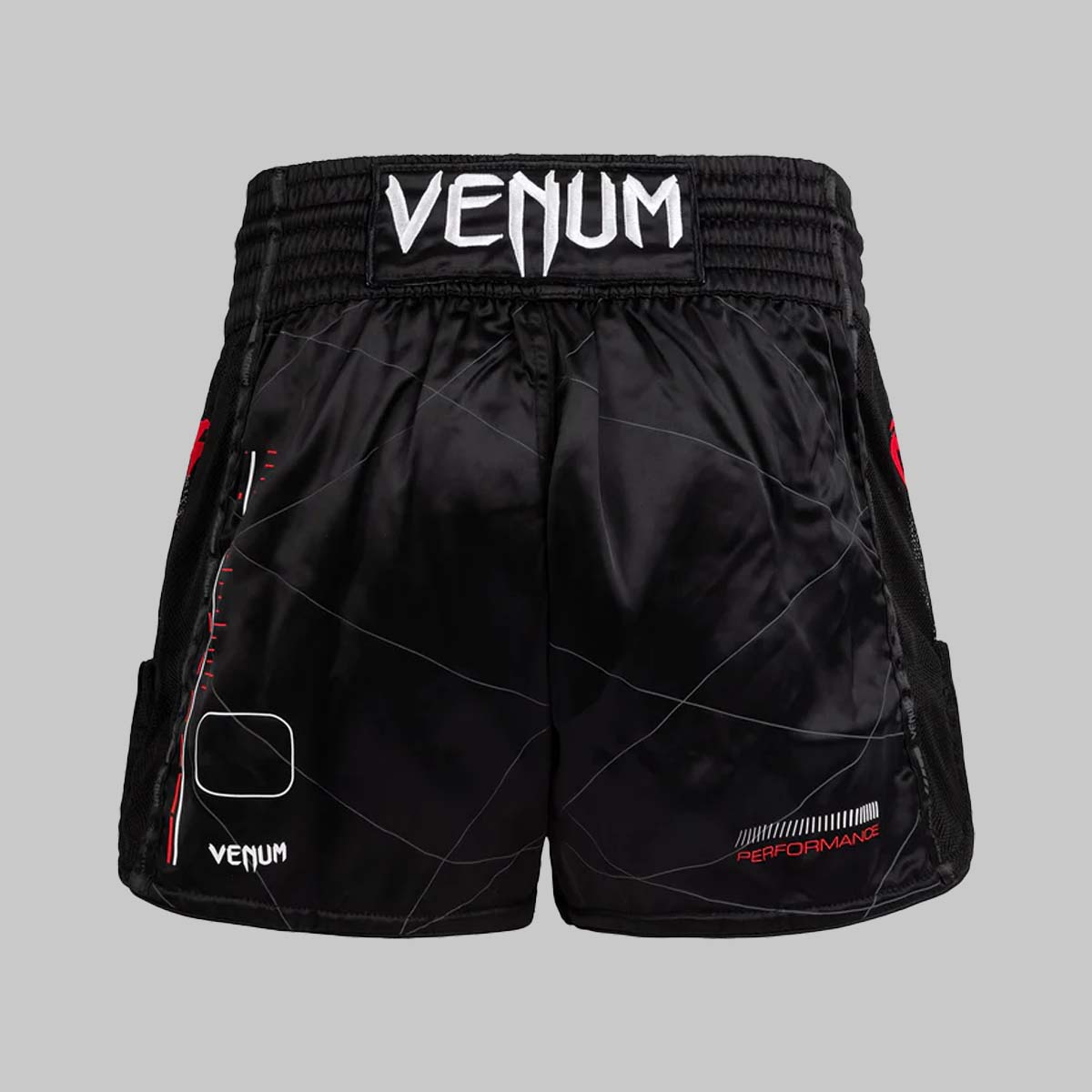 Venum Tactical XT Muay Thai Shorts Black/Red at Bytomic Trade and Wholesale