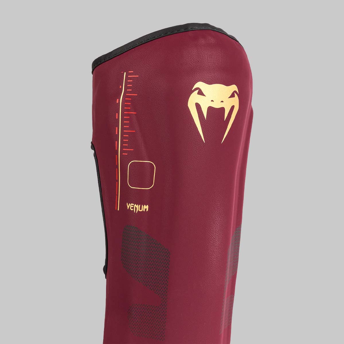 Venum Tactical XT Shin Guards Black/Burgundy/Gold at Bytomic Trade and Wholesale
