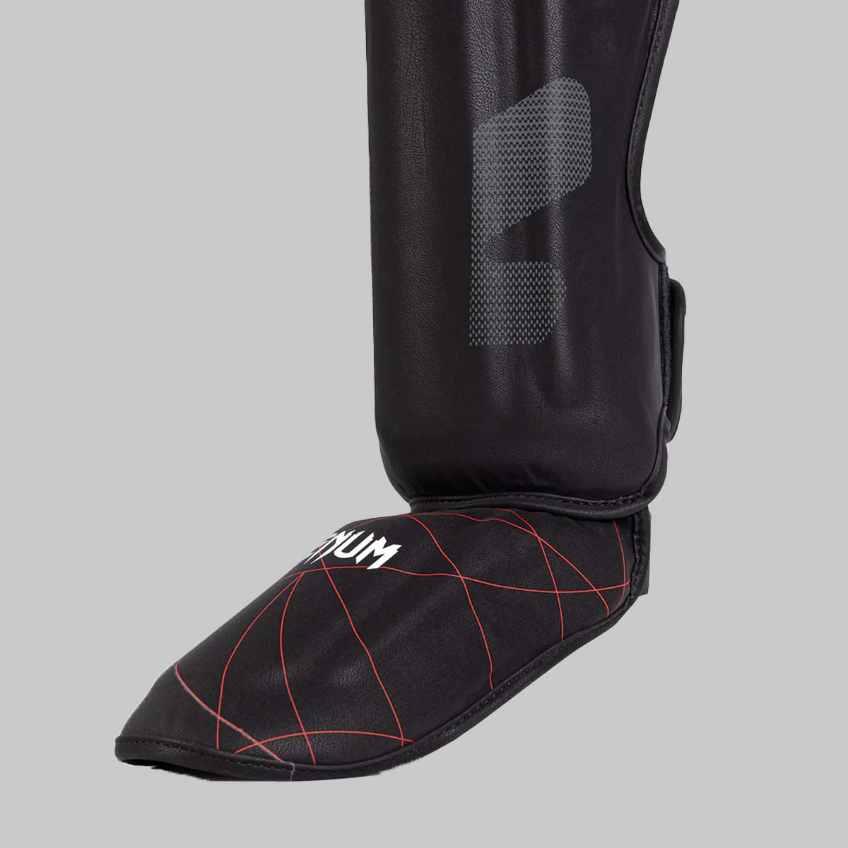 Venum Tactical XT Shin Guards Black/Red at Bytomic Trade and Wholesale