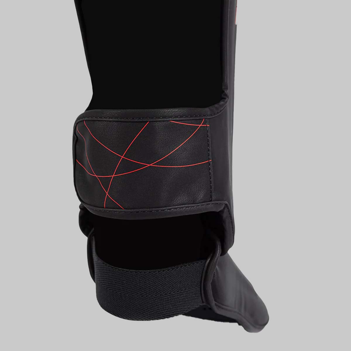 Venum Tactical XT Shin Guards Black/Red at Bytomic Trade and Wholesale