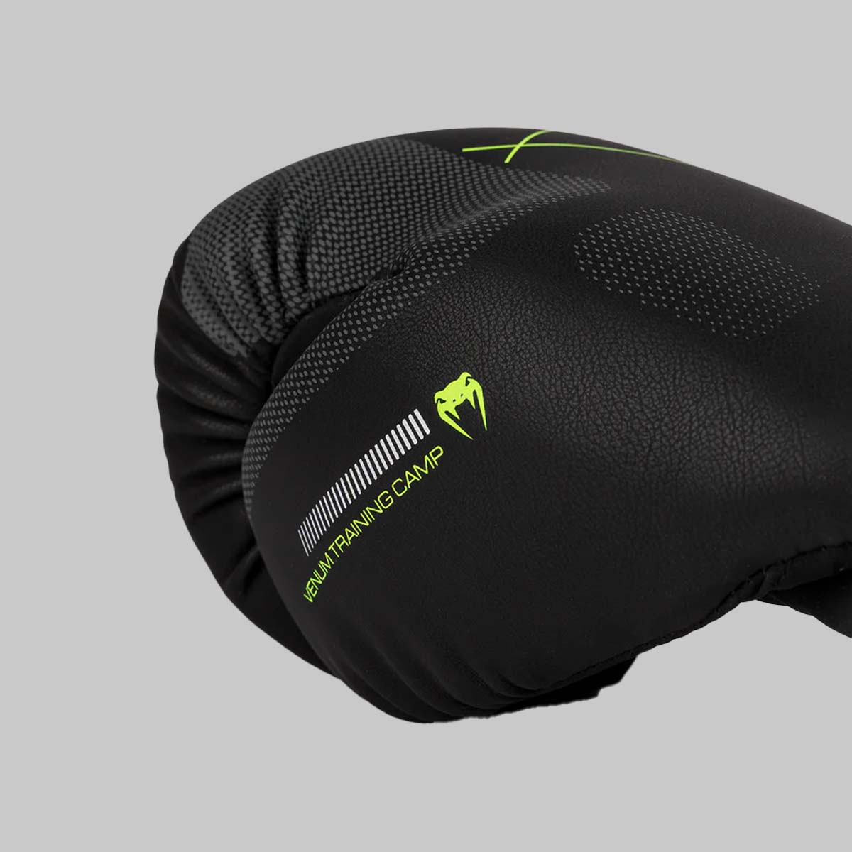 Venum Training Camp 4.0 Boxing Gloves Black/Neo Green at Bytomic Trade and Wholesale