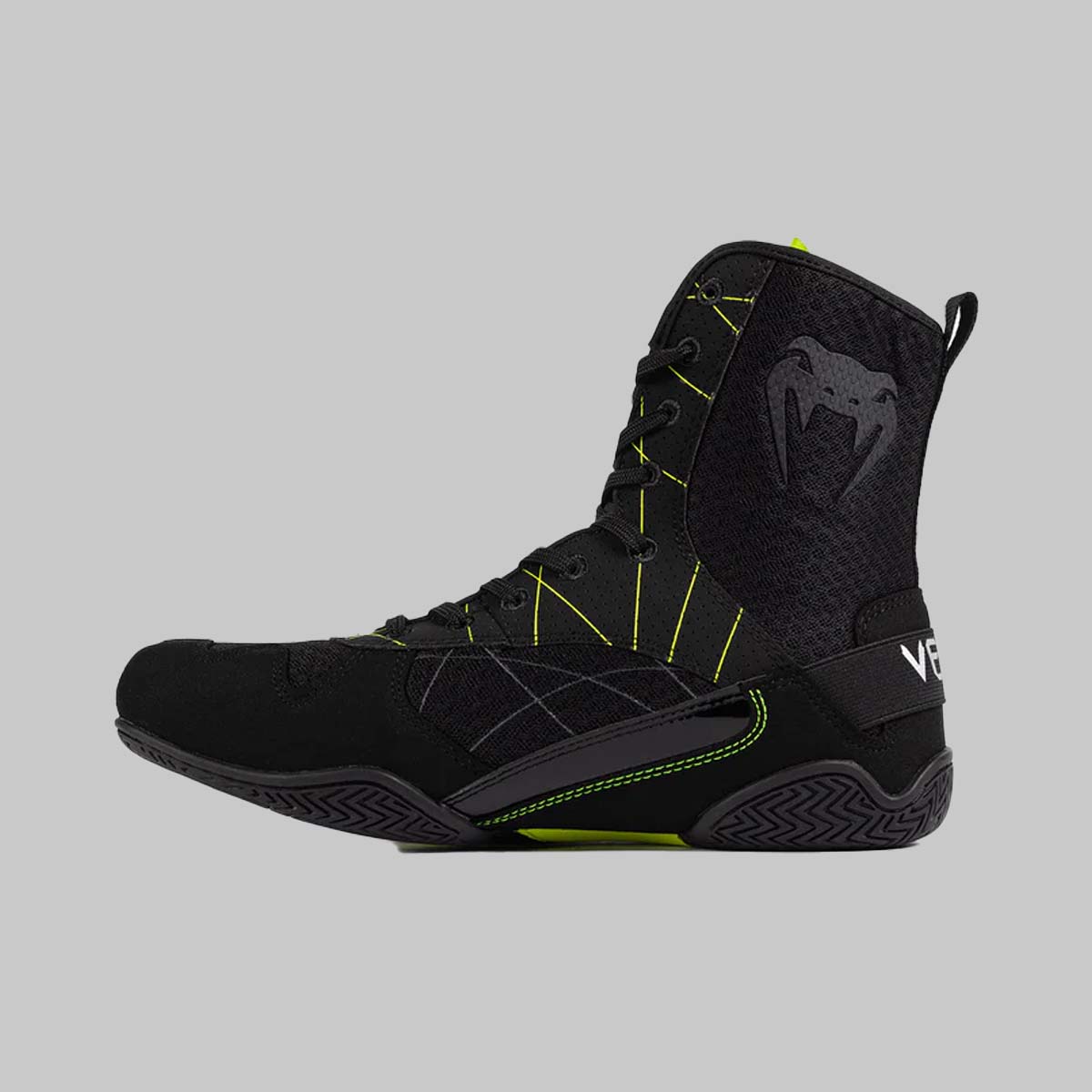 Venum Training Camp 4.0 Boxing Shoes Black/Neo Green at Bytomic Trade and Wholesale
