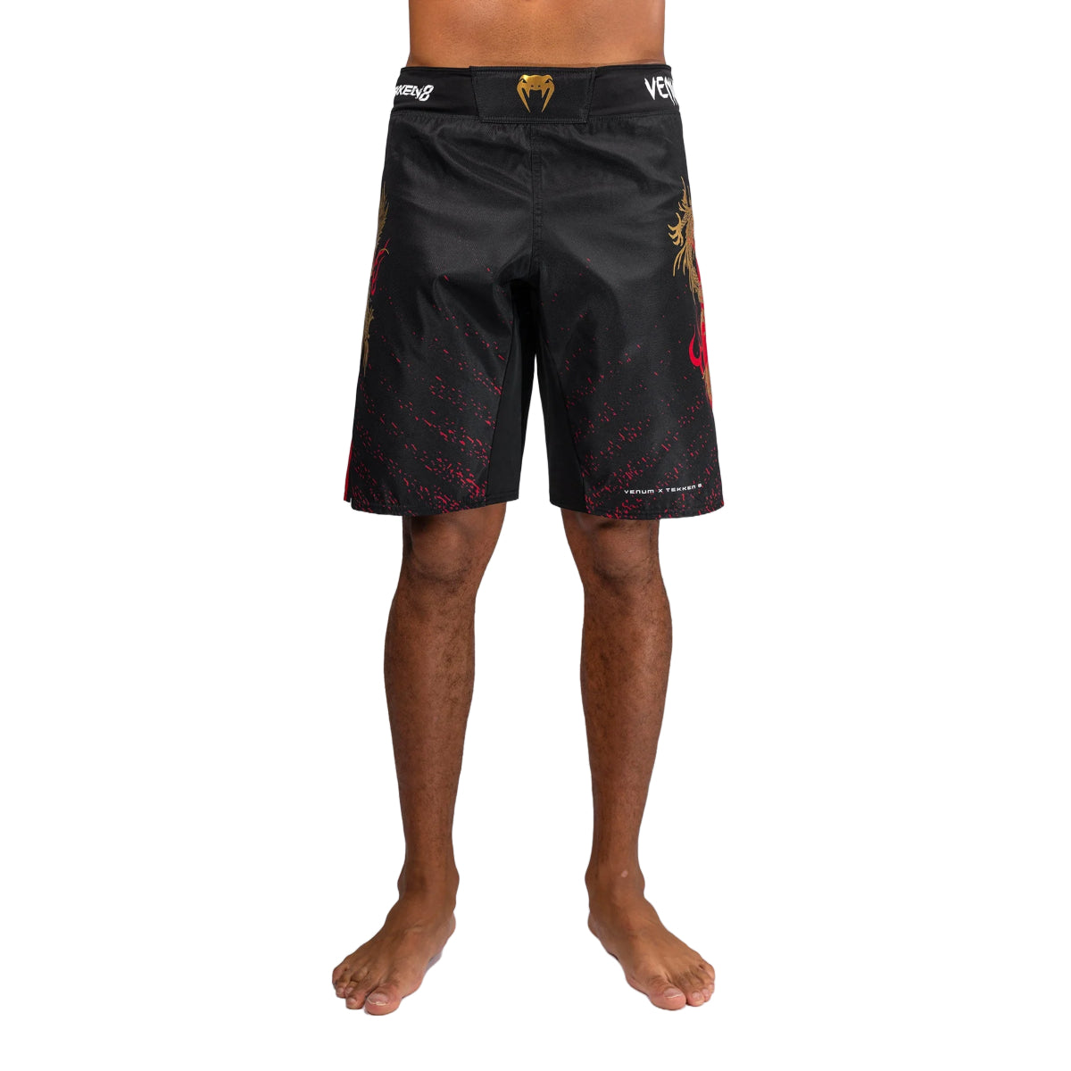 Venum x Tekken 8 Marshall Law Fight Shorts Black/Gold