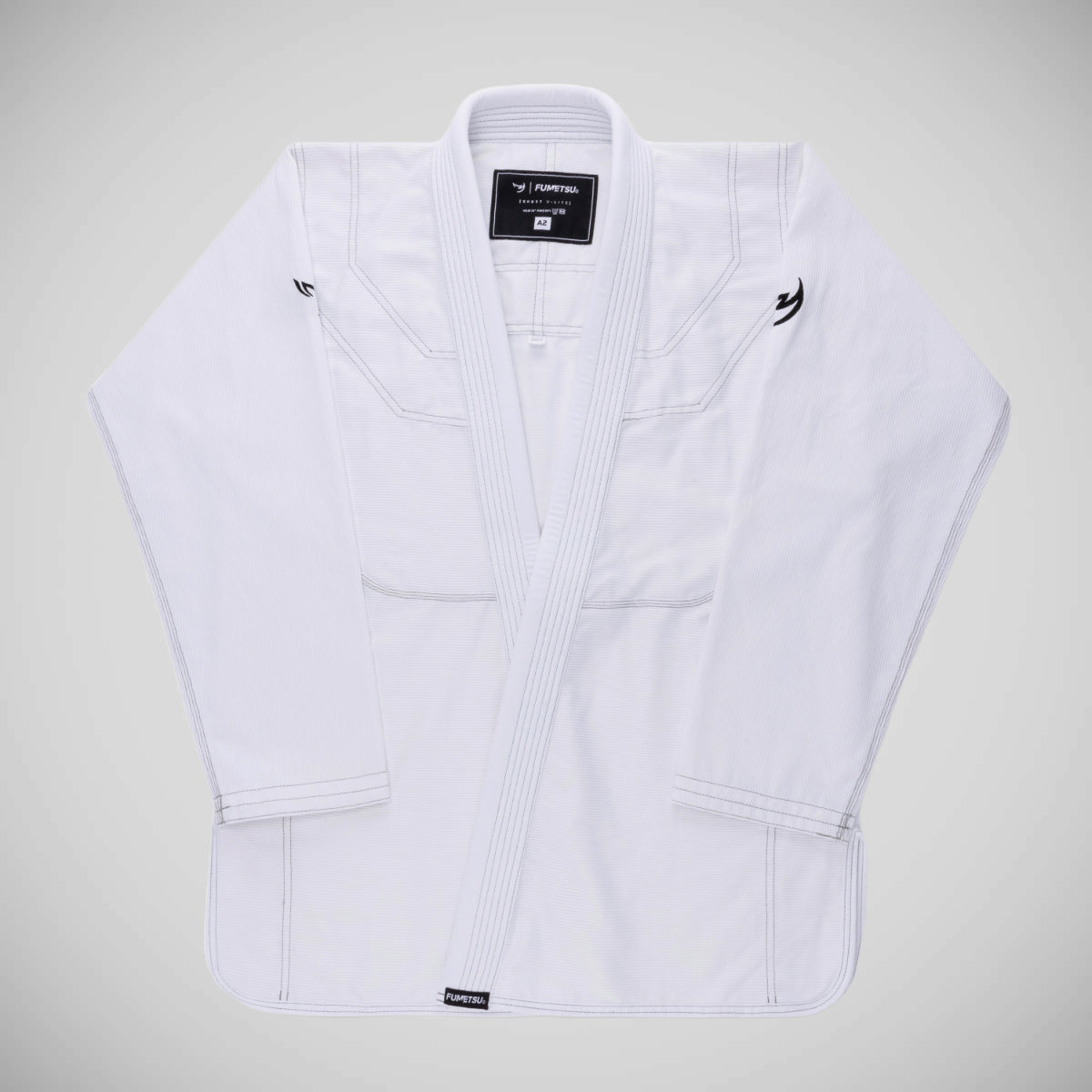 Fumetsu Womens Ghost V-Lite BJJ Gi White/Black at Bytomic Trade and Wholesale