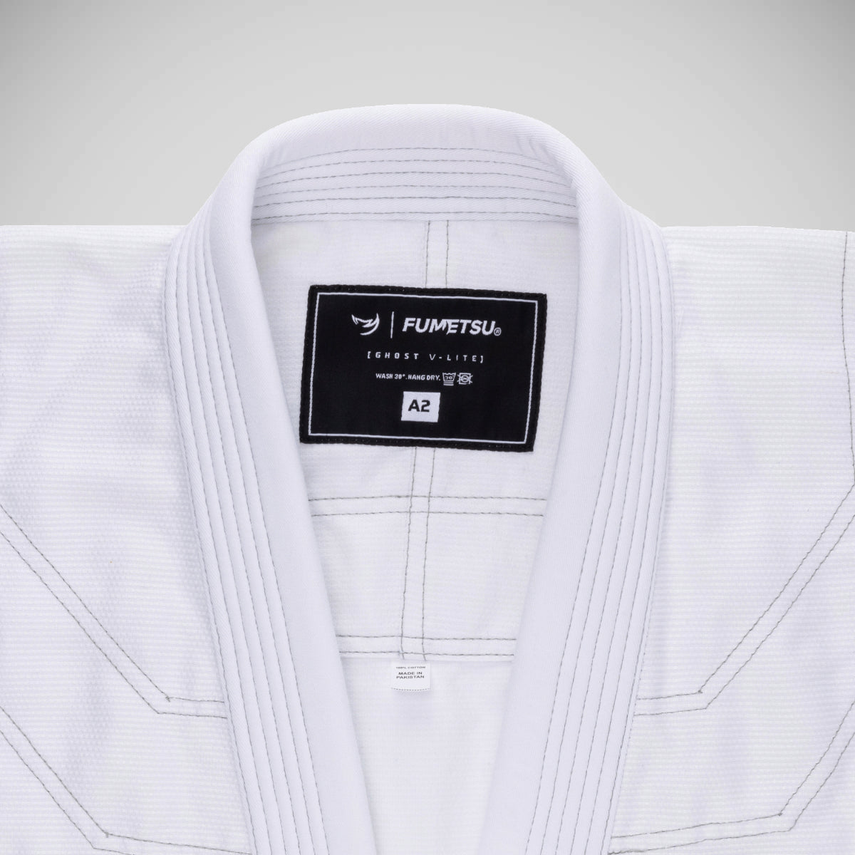 Fumetsu Womens Ghost V-Lite BJJ Gi White/Black at Bytomic Trade and Wholesale