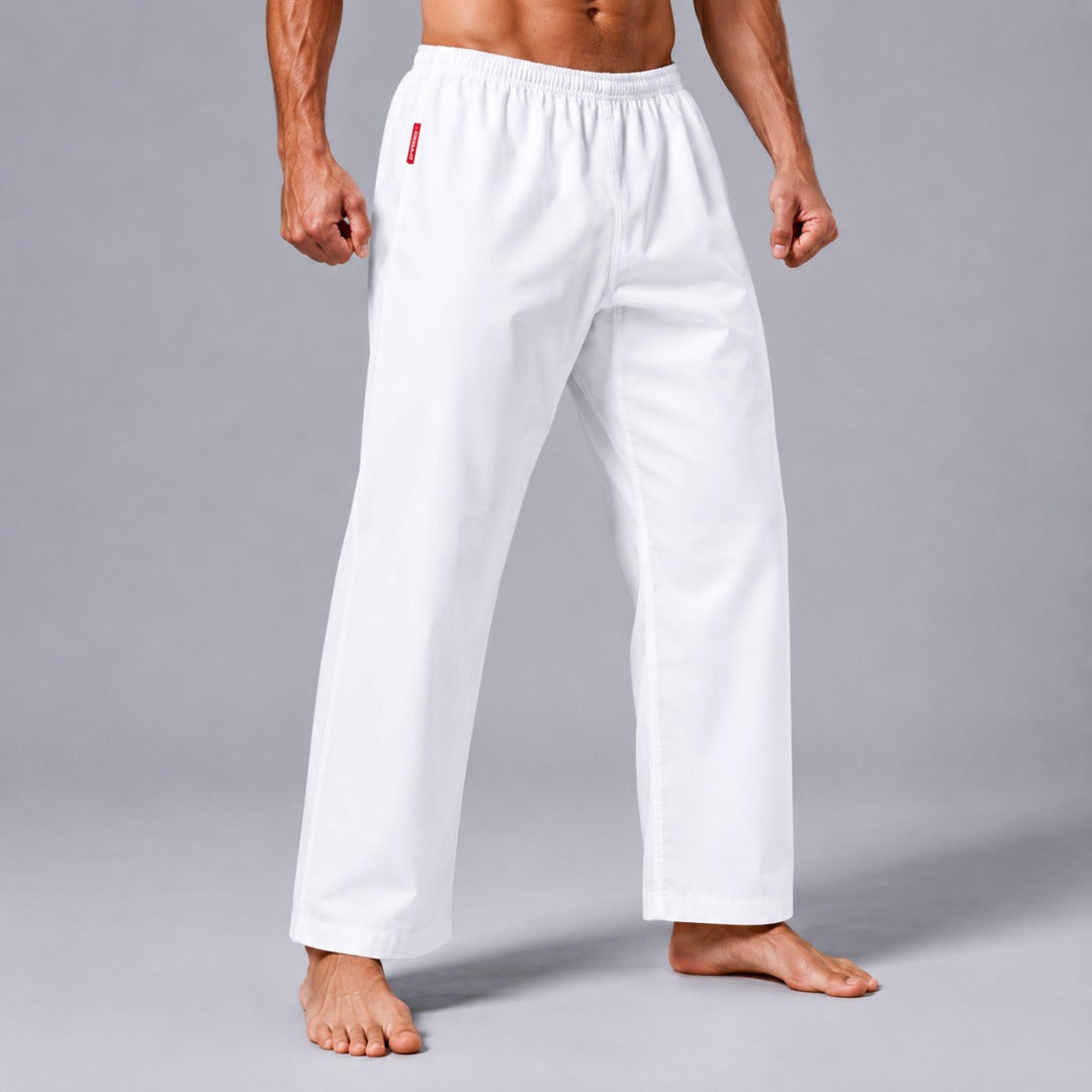White Bytomic Red Label 7oz Lightweight Adult Karate Uniform