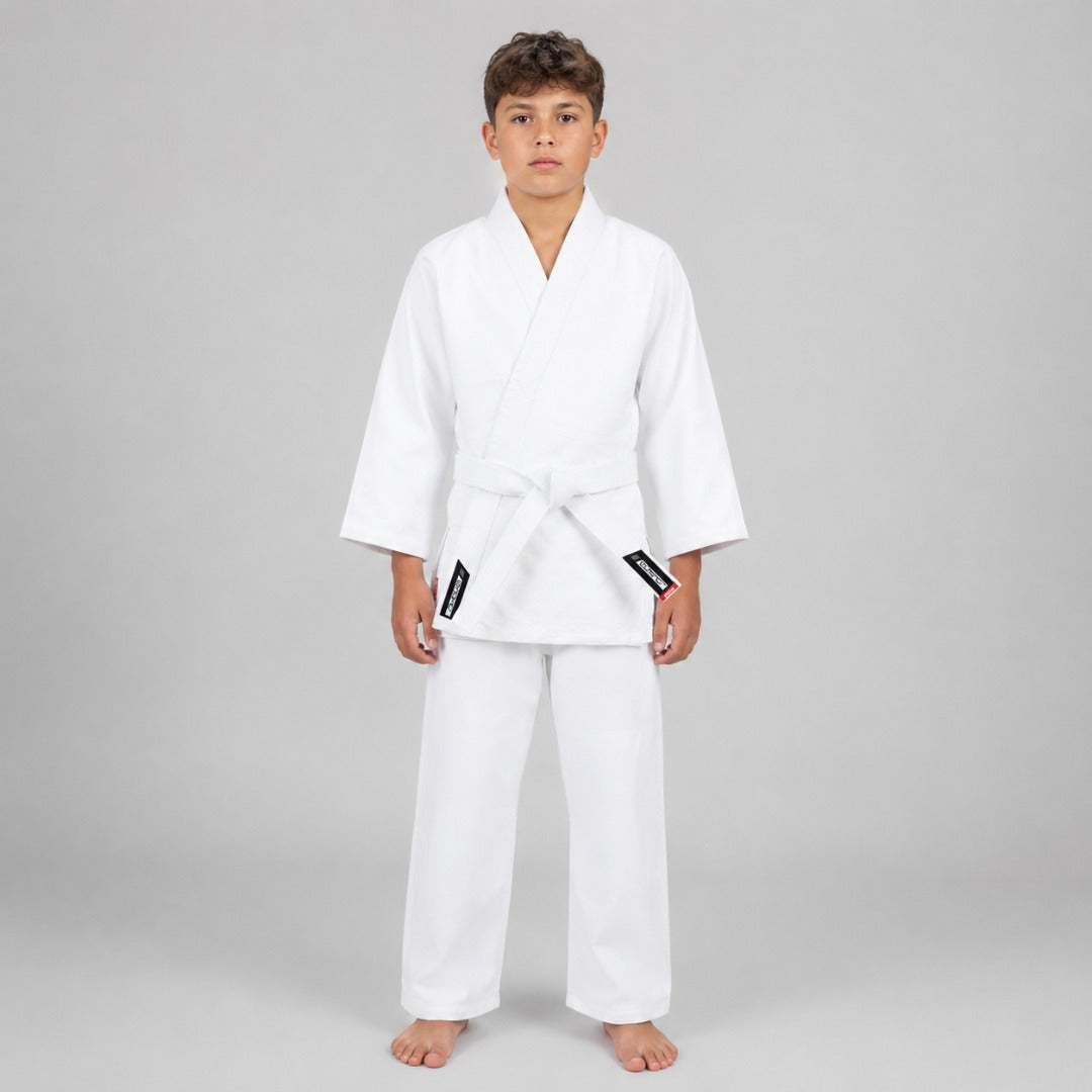 White Bytomic Red Label Kids Judo Uniform
