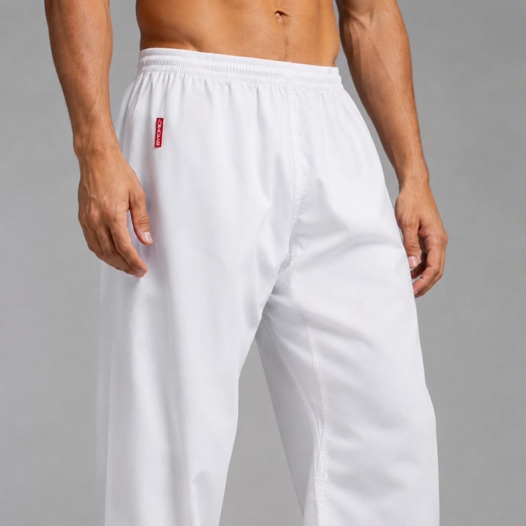 White Bytomic Red Label Martial Arts Trousers