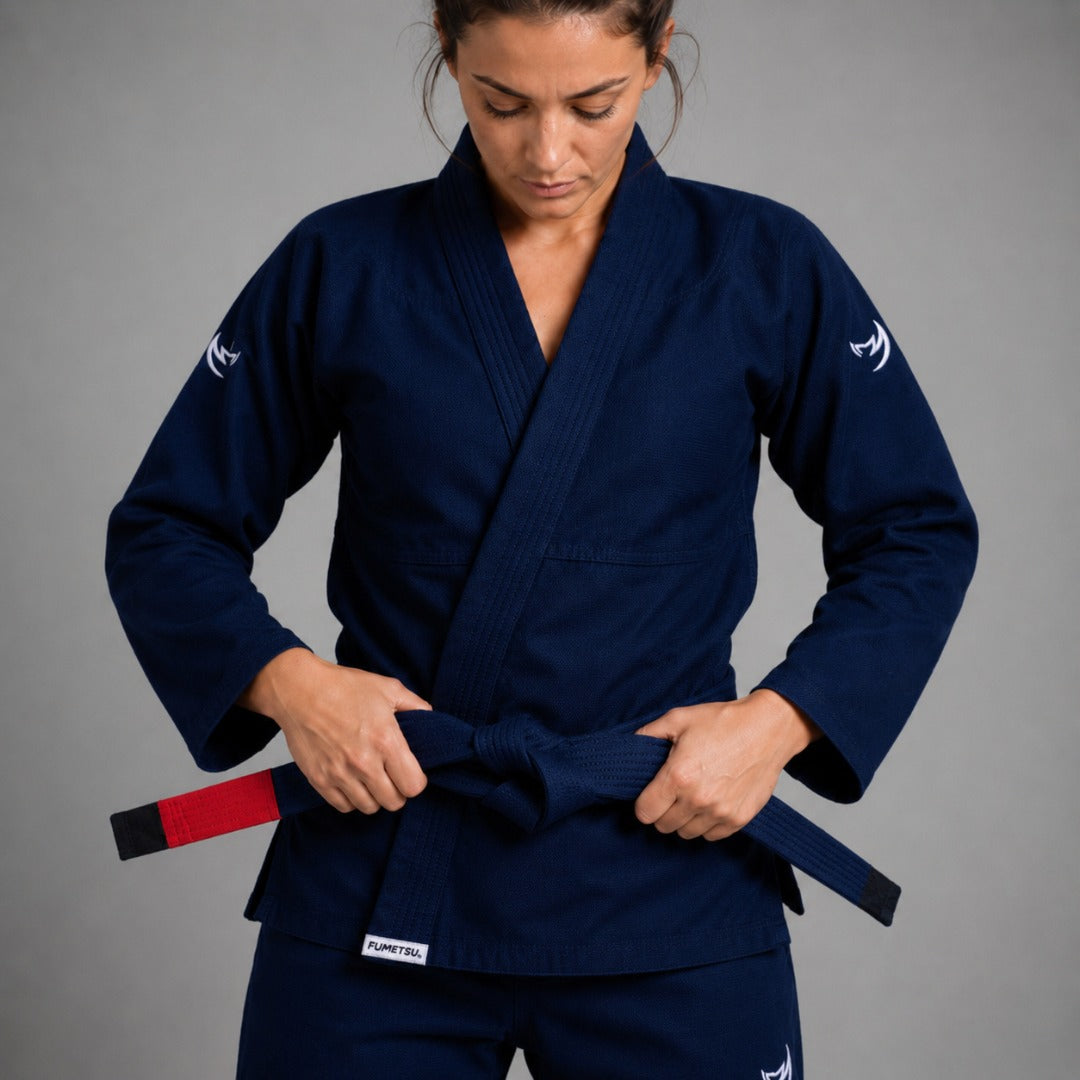 Fumetsu Womens Ghost V-Lite BJJ Gi Navy