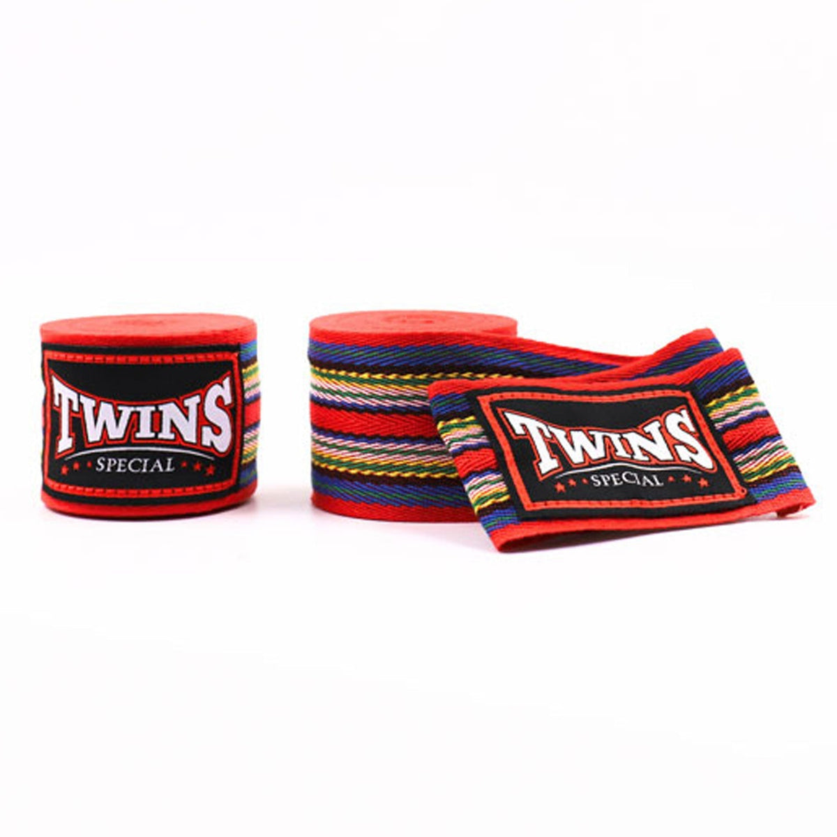 Twins Special CH2 Premium Cotton Hand Wraps Red