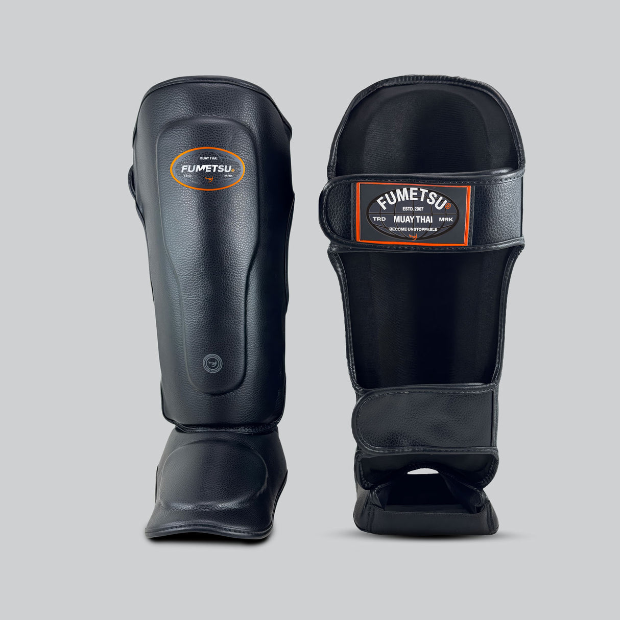 Fumestu FMT1 Thai Shin Guards Black at Bytomic Trade and Wholesale