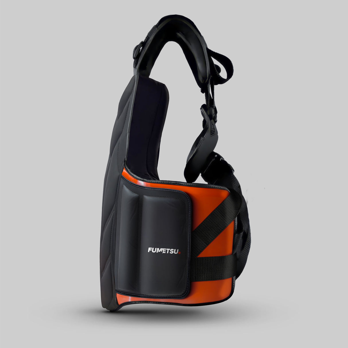 Fumetsu Icon Coaching Body Protector Black/Orange at Bytomic Trade and Wholesale