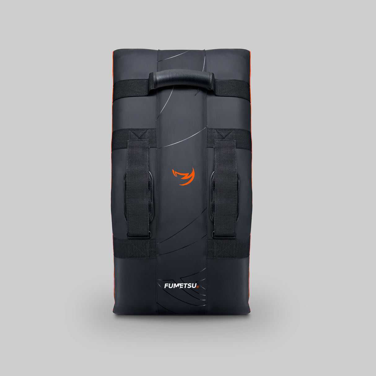 Fumetsu Icon Long Kick Shield Black/Orange at Bytomic Trade and Wholesale