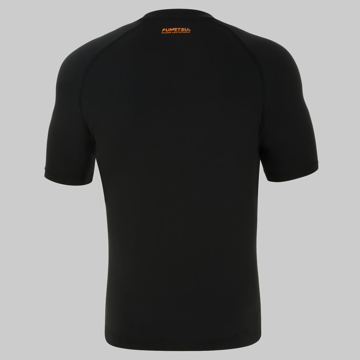 Fumetsu Origins Short Sleeve Rash Guard Black/Orange at Bytomic Trade and Wholesale