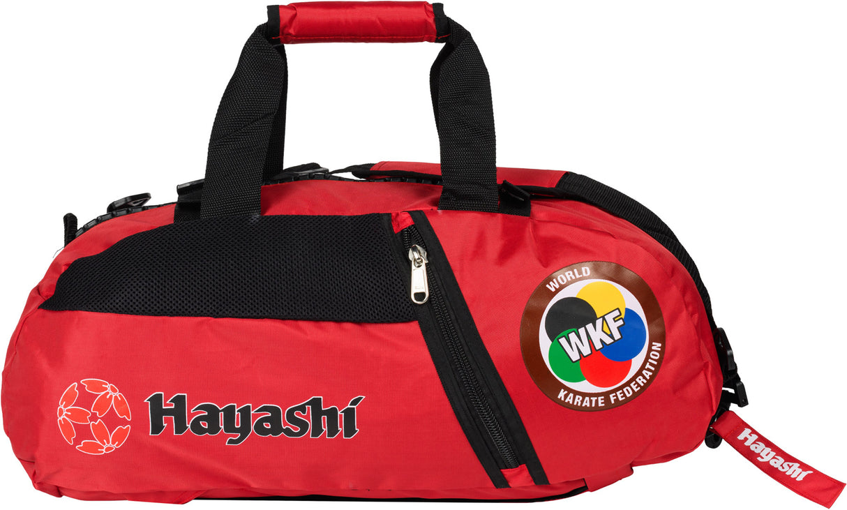 Hayashi BackpackSportsbag combination “WKF” 67cm x 36cm x 33cm at Bytomic Trade and Wholesale