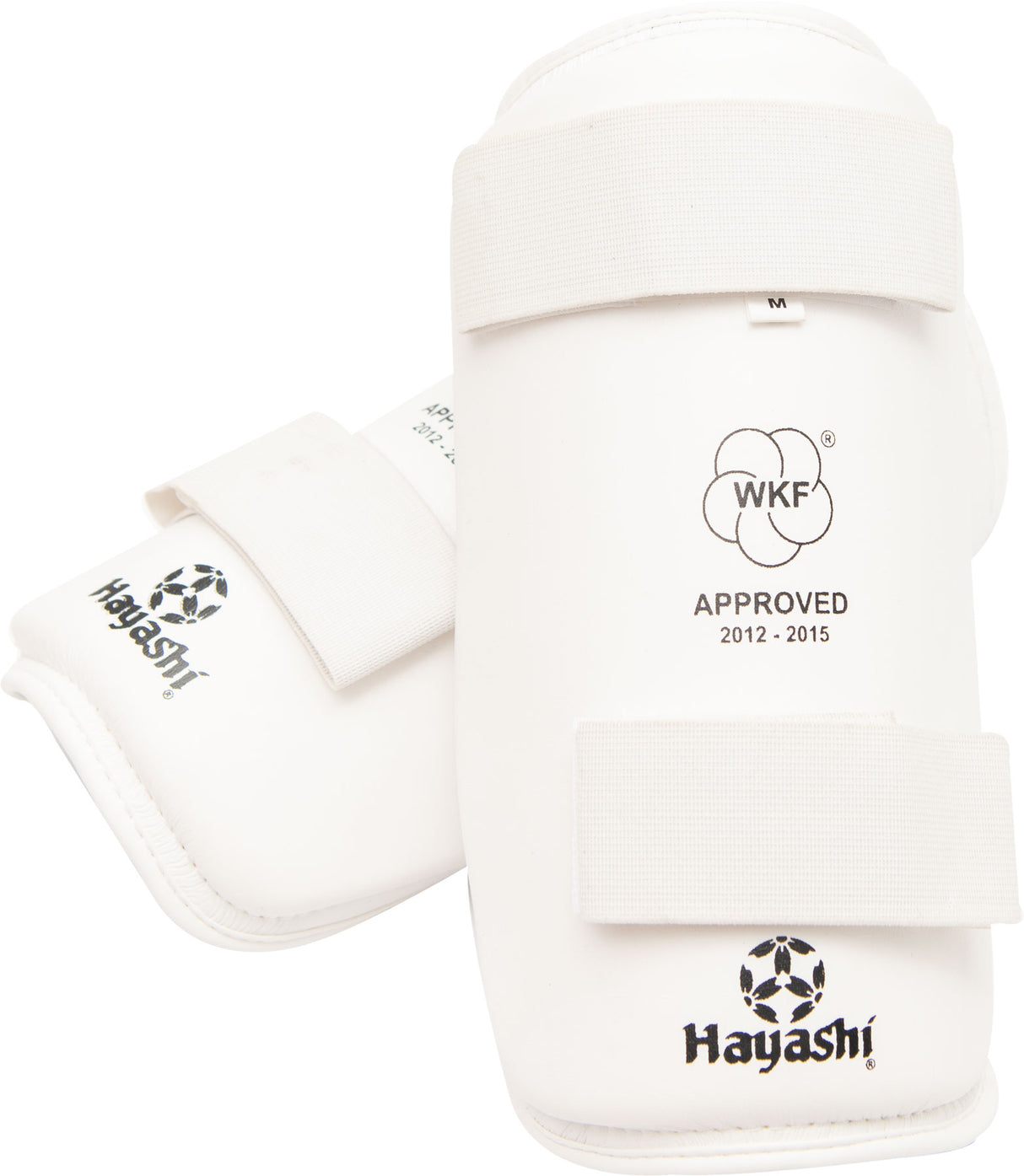 Hayashi Forearm guard (WKF approved) White XL at Bytomic Trade and Wholesale