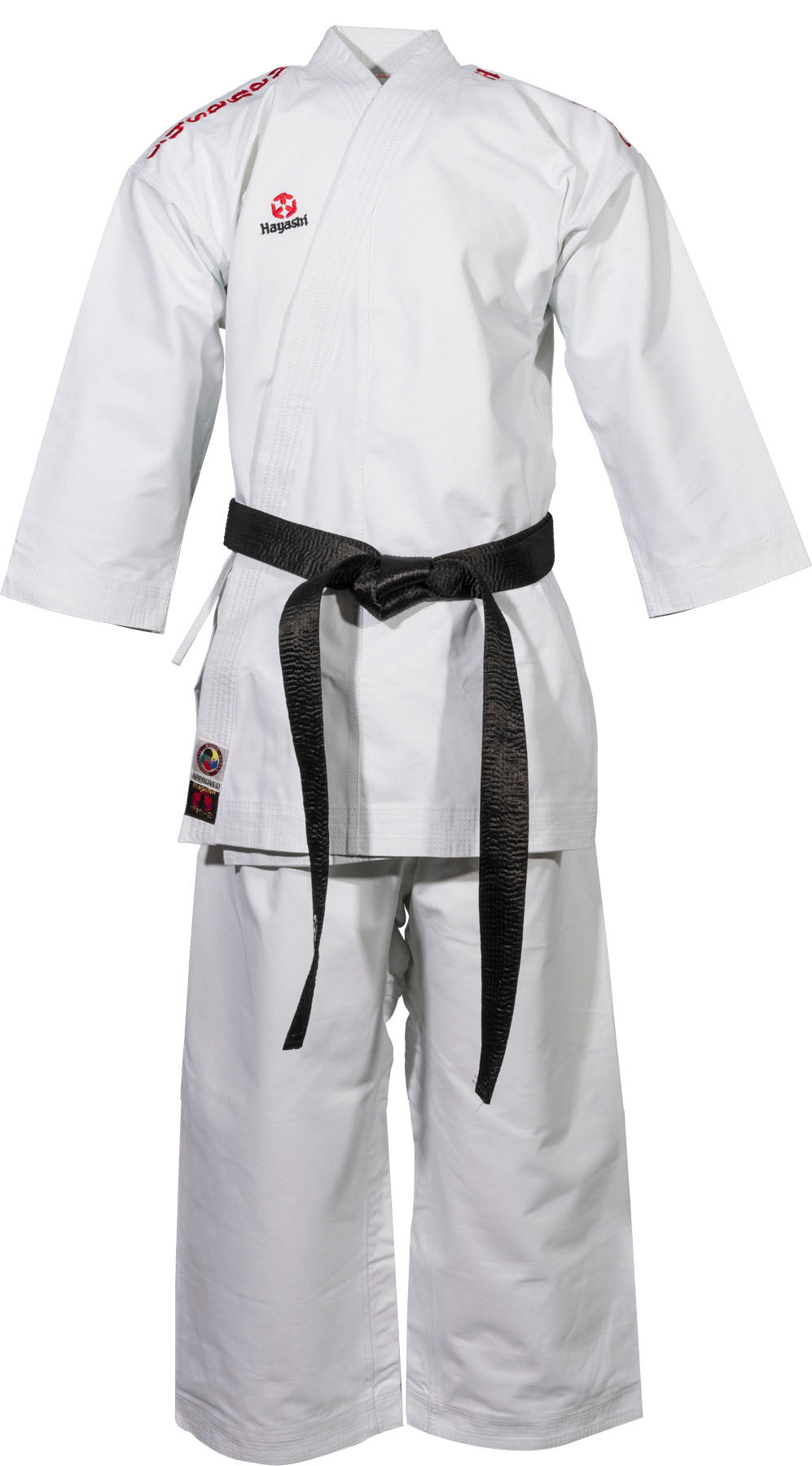 Hayashi KarateGi “Katamori” (WKF approved) White - Red 185 cm at Bytomic Trade and Wholesale