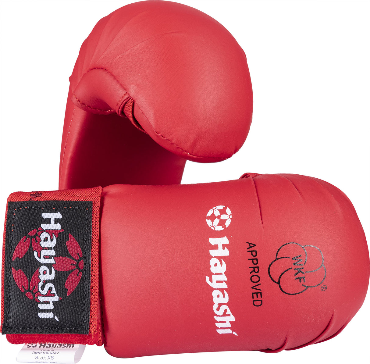 Hayashi Karate fist protector “TSUKI” (WKF approved) Red XL at Bytomic Trade and Wholesale